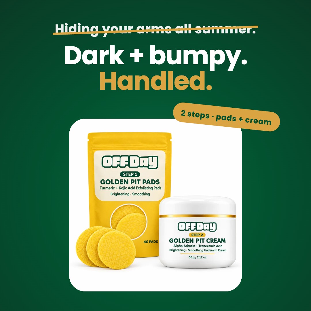 OFF DAY Golden Pit Kit: dark + bumpy, handled